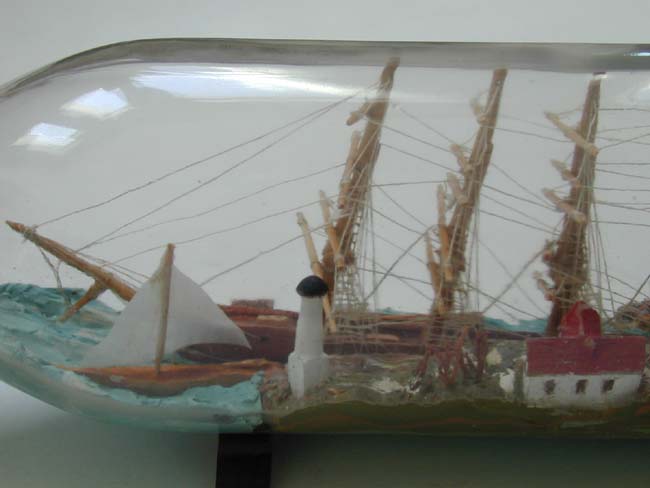 Perhaps the Best Antique Ship-in-a Bottle on the Market Today!