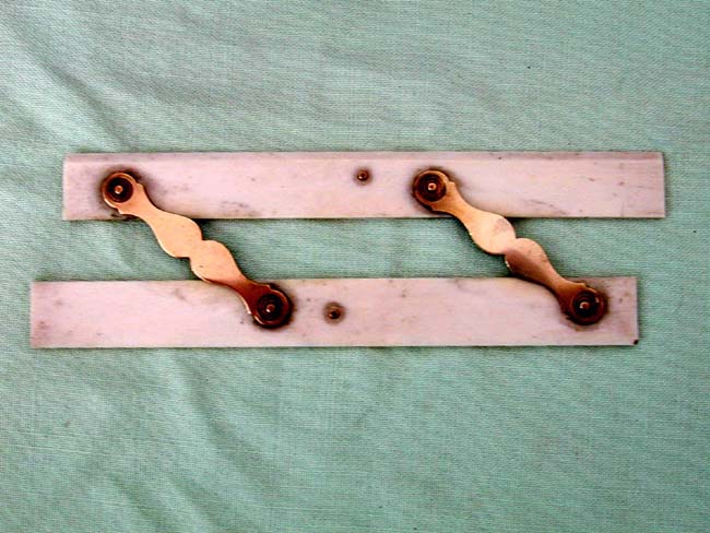 A Small Set of 19th Century Ivory Parallel Rulers circa 1860