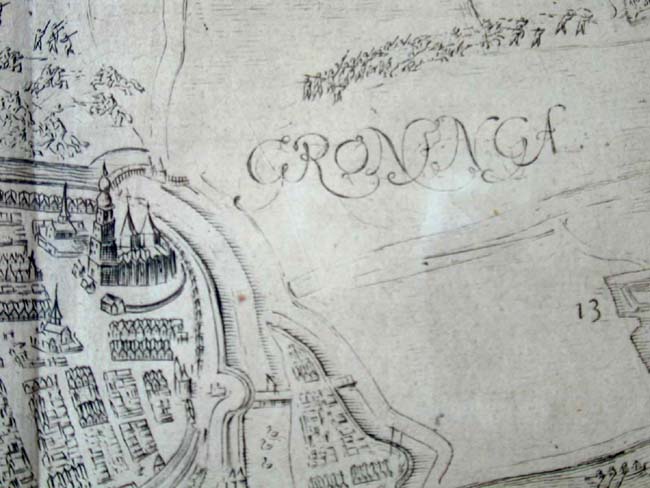 A Rare 17th century Battle Map Depicting the Siege of Groning Published by Emanuel Van Meteran, 1640 — image 4