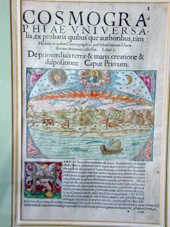 A Pair of 16th century Woodblock Engravings by Sebastian Munster circa 1550-1590