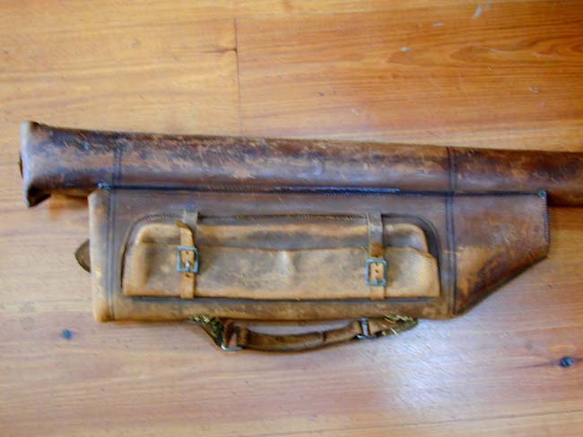 A 19th century Leather 'Shotgun' Carrying Case Stamped "ELIAS UNGER, PITTSBURG, SEPT. 1, 1881 — image 4