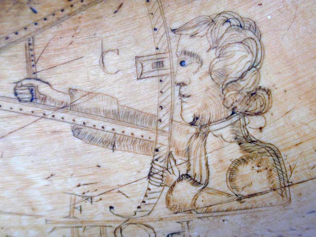 Historically Important Revolutionary War "BUNKER HILL" Powder Horn Inscribed 'Timothy Bugbee, 1774' — image 9
