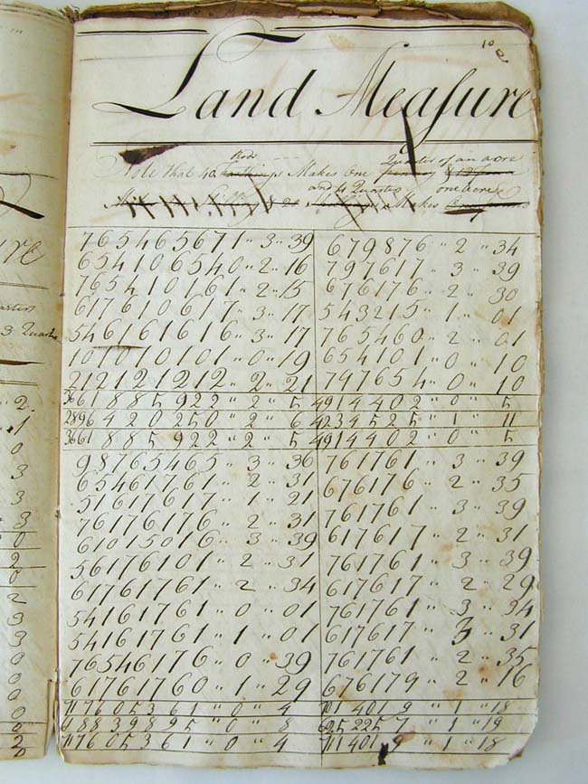 A Rare and Historic American Colonial Arithmetic Book of GEORGE ANDREWS Dated March 1, 1774 — image 7