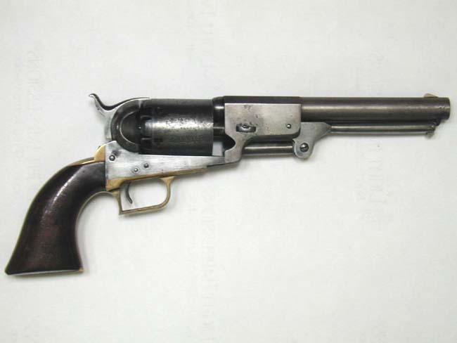 Scarce Martially Marked Massachusetts Militia COLT 2nd Model Dragoon Pistol