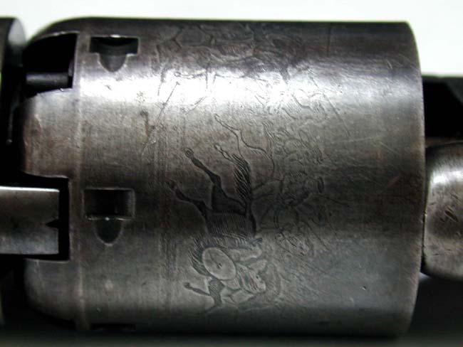 Scarce Martially Marked Massachusetts Militia COLT 2nd Model Dragoon Pistol — image 4