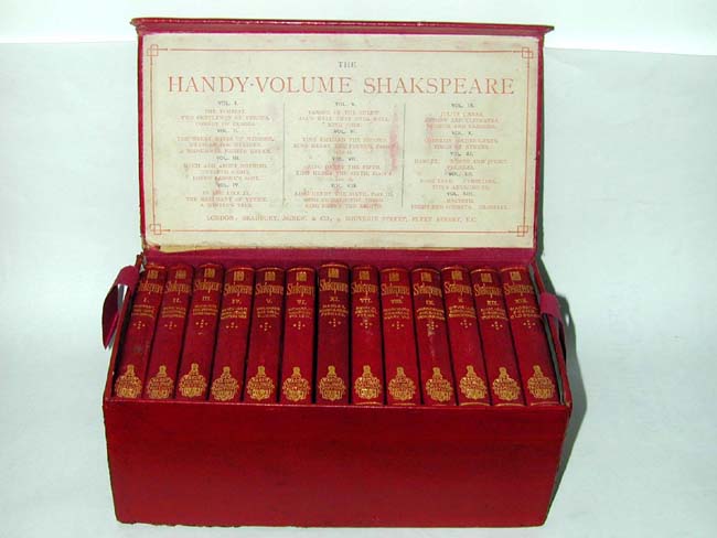 The Complete Works of William Shakespeare in 13 Volumes Published circa 1900.