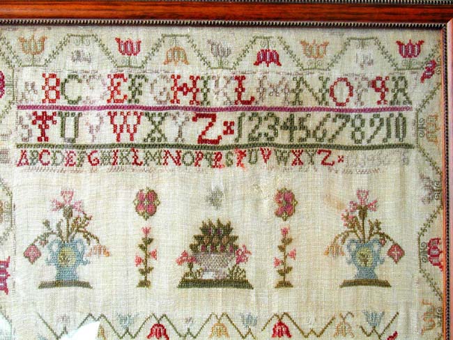 A Scottish School Girl Needlework Sampler signed Florence G. Anderson, Glasgow, October 12, 1815 — image 3